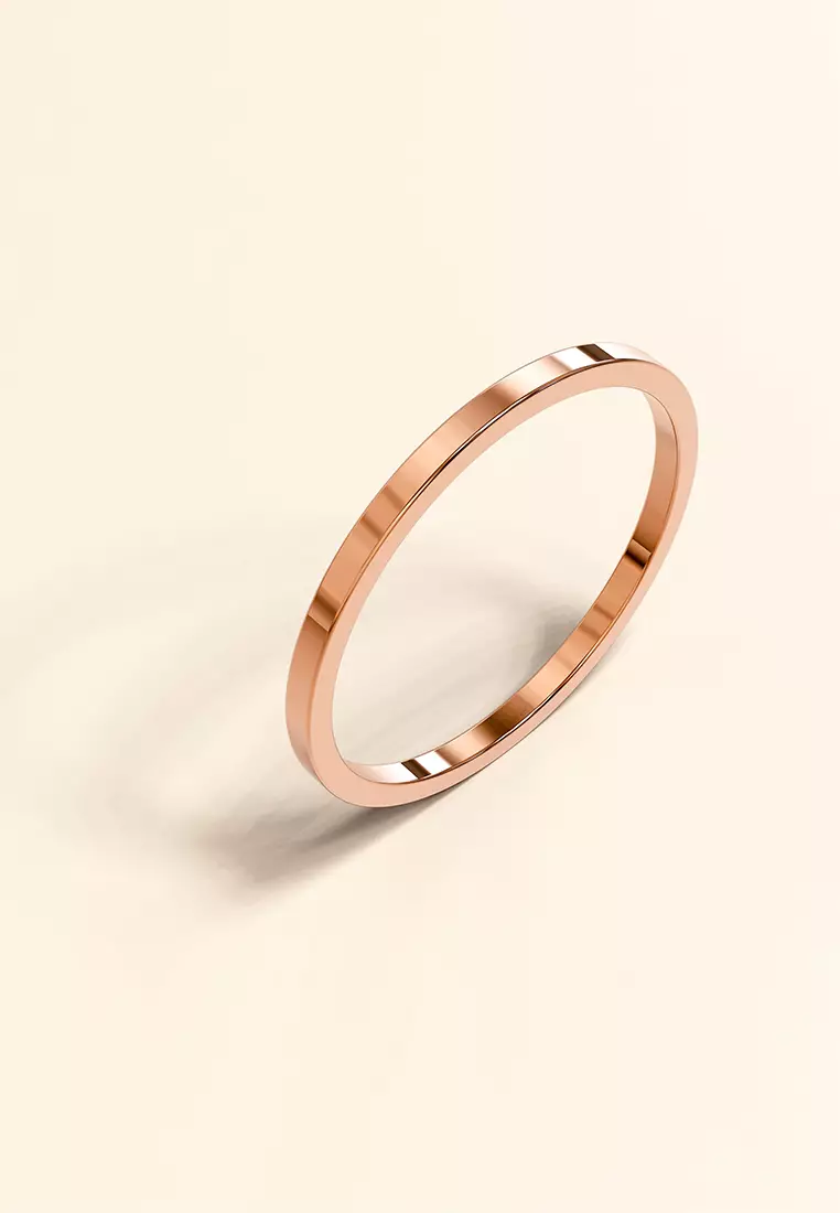 Rose Gold Simplicity Slim Ring