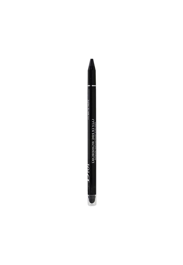 Matte Black Diorshow Waterproof Eyeliner Diorshow Stylo 24H-Wear