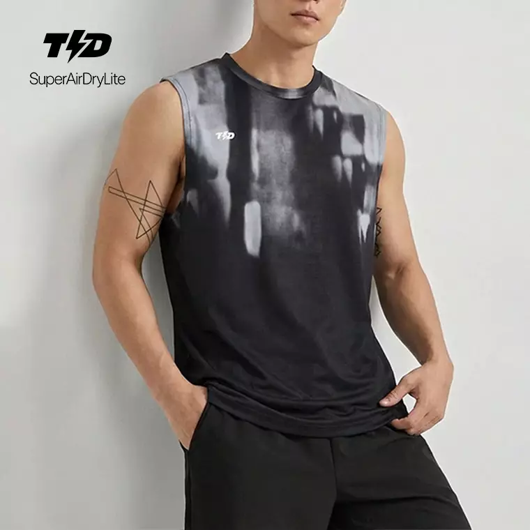 TDACTIVE Kaos Kutung Sleeveless Lari Running Kalcer Pria Superairdrylite "weird xray" MSB36