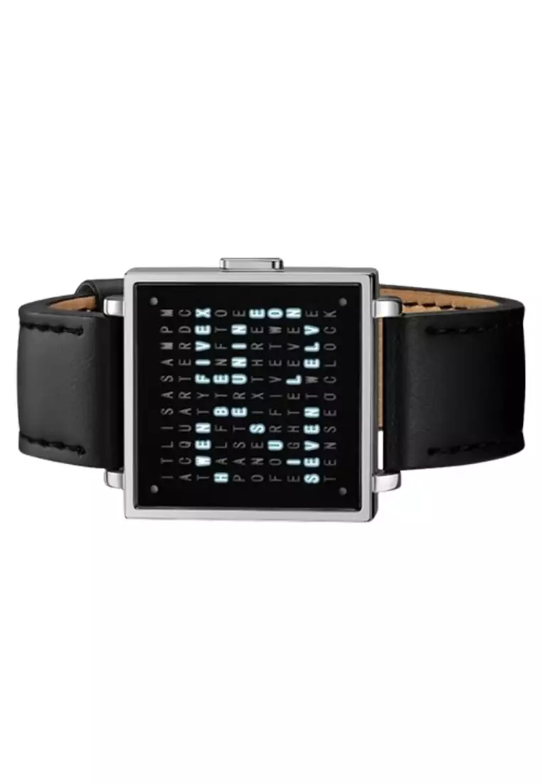 Jam Tangan Digital Pria Elegant Stainless Steel 2312 ORIGINAL - Black