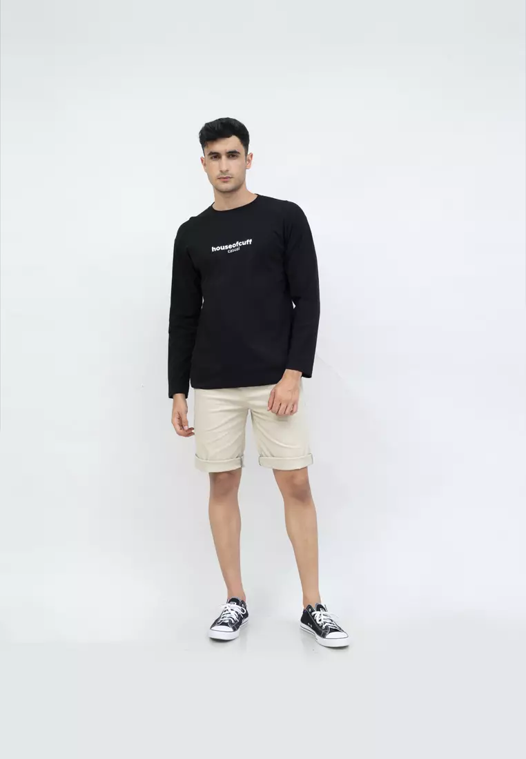 Kaos cotton combed lengan panjang pria unisex houseofcuff Scorpion
