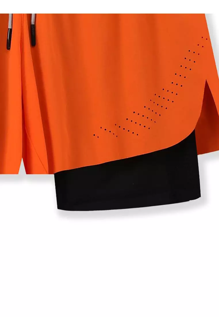 男士夏季薄款美式籃球短褲