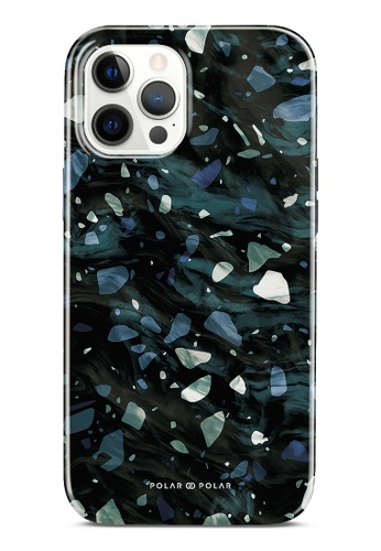 Polar Polar grey Nordic Terrazzo Gem iPhone 12 Pro Max Dual-Layer Protective Phone Case (Glossy) F3BA8ACAC14076GS_1