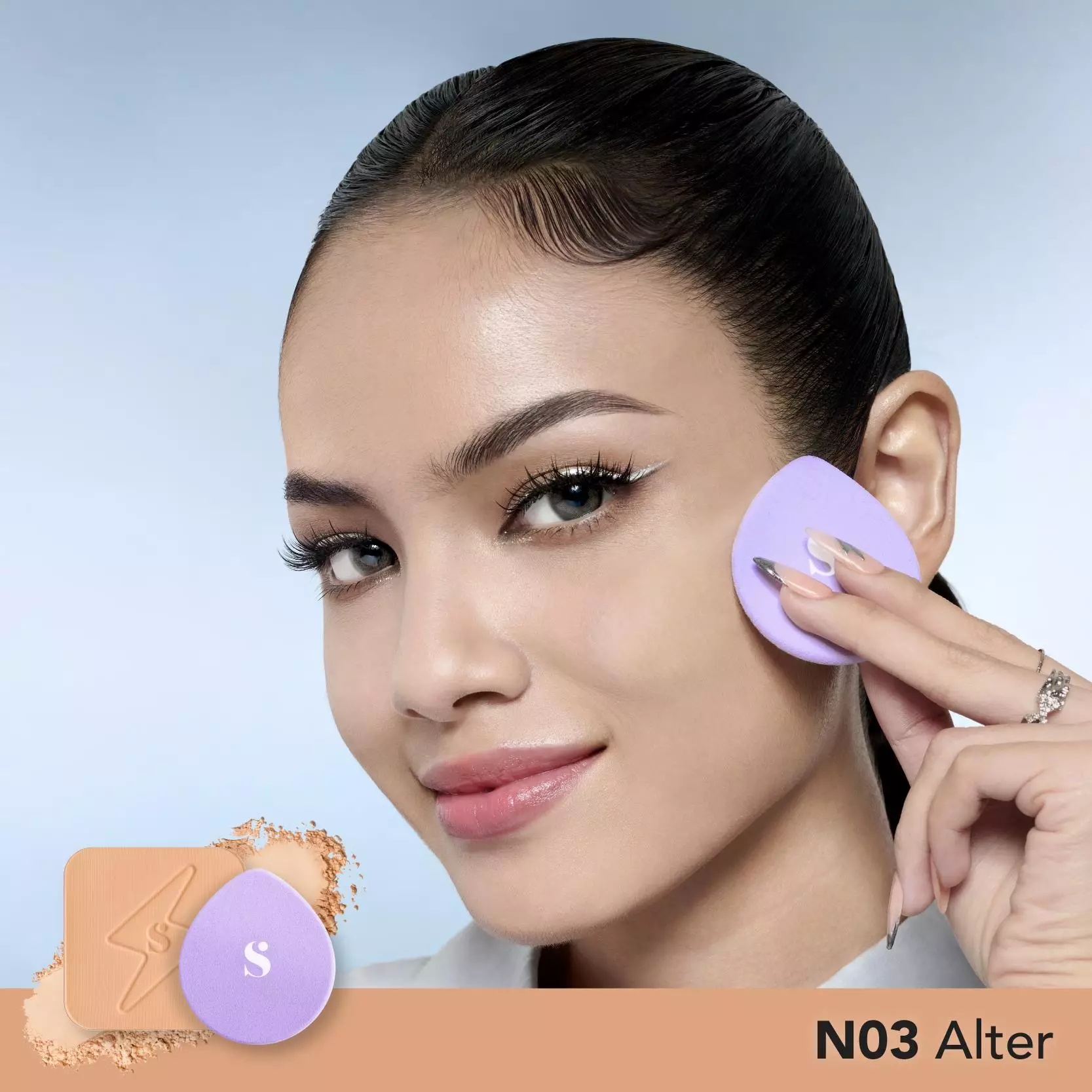 SOMETHINC REFILL Copy Paste COVERBLUR Powder Foundation 12g | Two Way Cake - N03 Alter