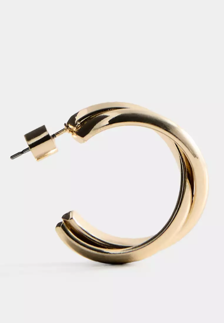 Interlinked Hoop Earrings