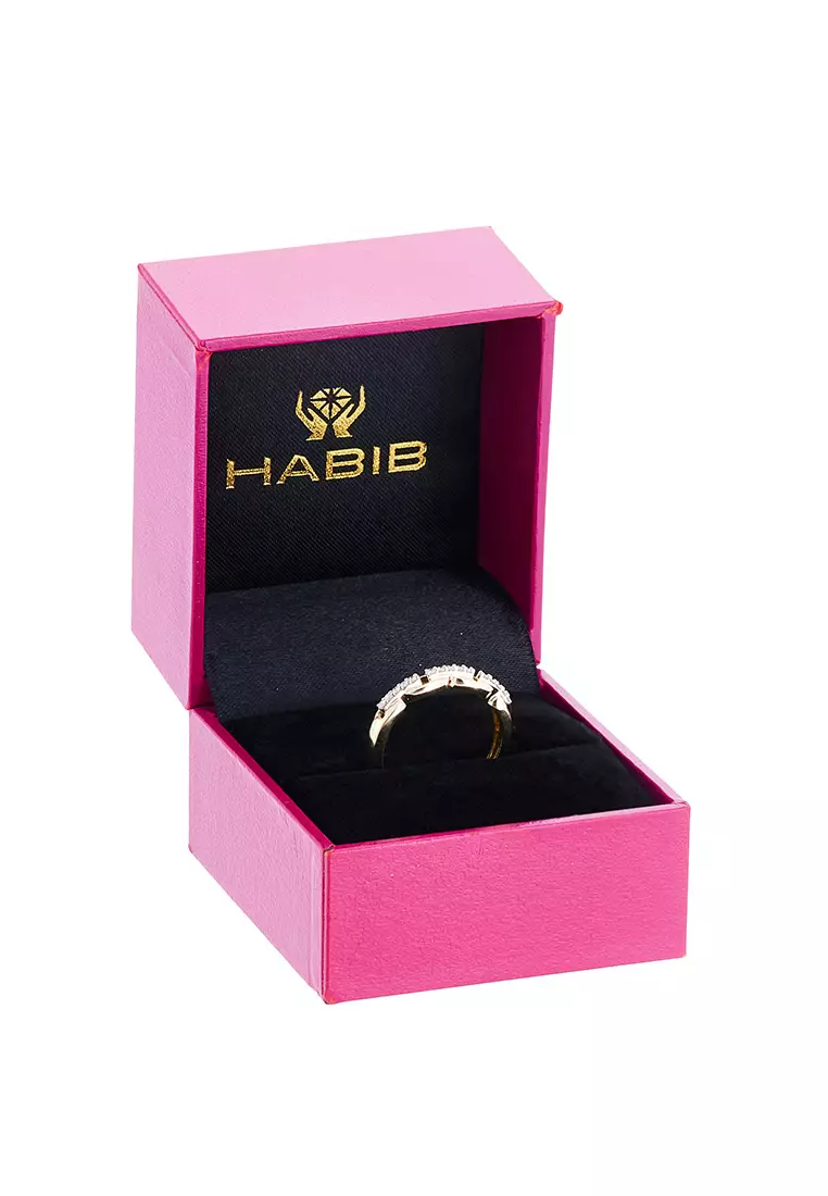 HABIB Round Diamond Ring in 375/9K Yellow Gold 264900922(YG)