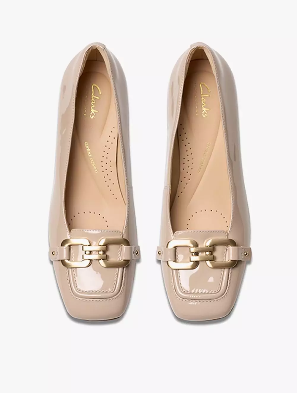 Clarks Nyta45 Court Sand Patent