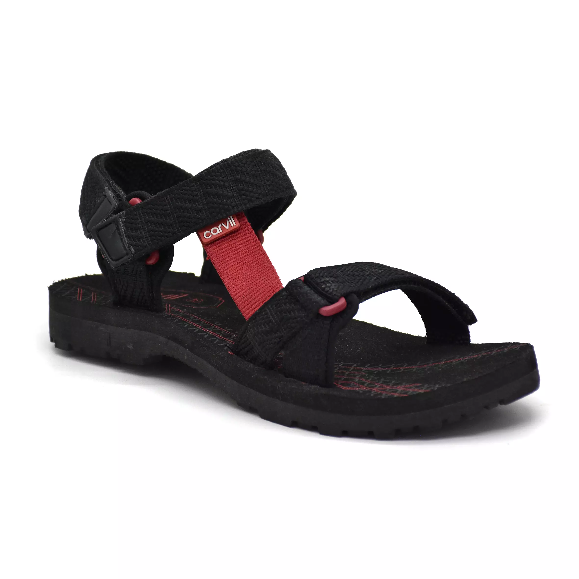 Carvil Sandal Gunung Pria Mandala-GM Black/Red