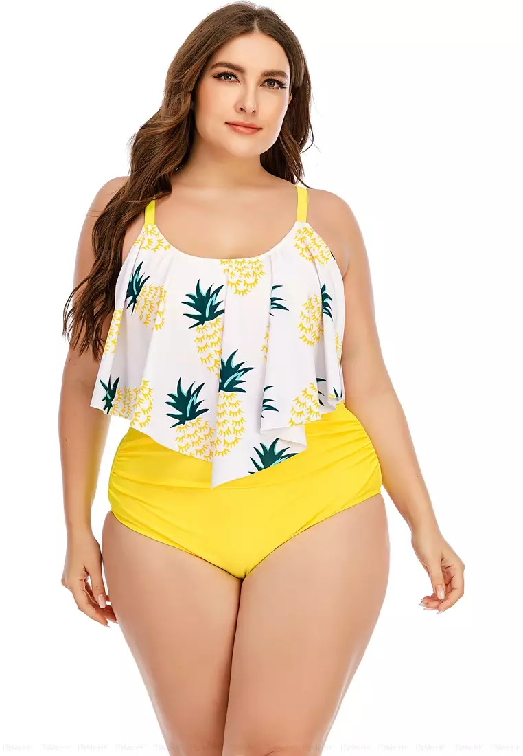 Buy SEA GROVE Plus Size 2PCS Sling Bikini Swimsuit Online