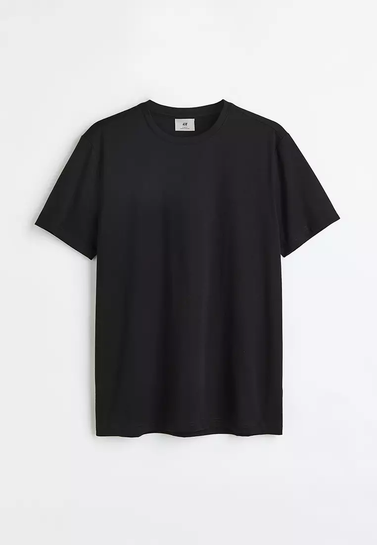 Buy H&M Slim Fit Pima Cotton TShirt 2024 Online ZALORA Philippines