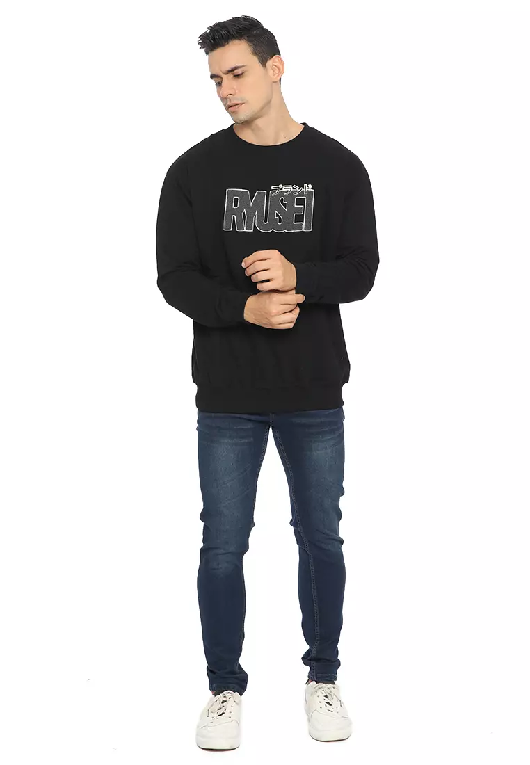 Ryusei Sweater Ishigaki Black