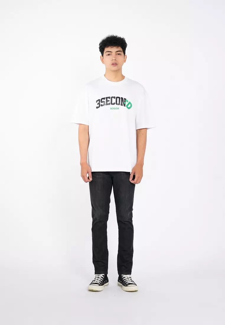 3Second x Dagelan T-Shirt Short Sleeve Regular Fit Cotton Deleon OL-430725