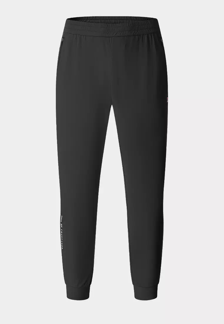 FILA CORE SPORTS ATHLETICS TENNIS Men Knit Pants in Black
