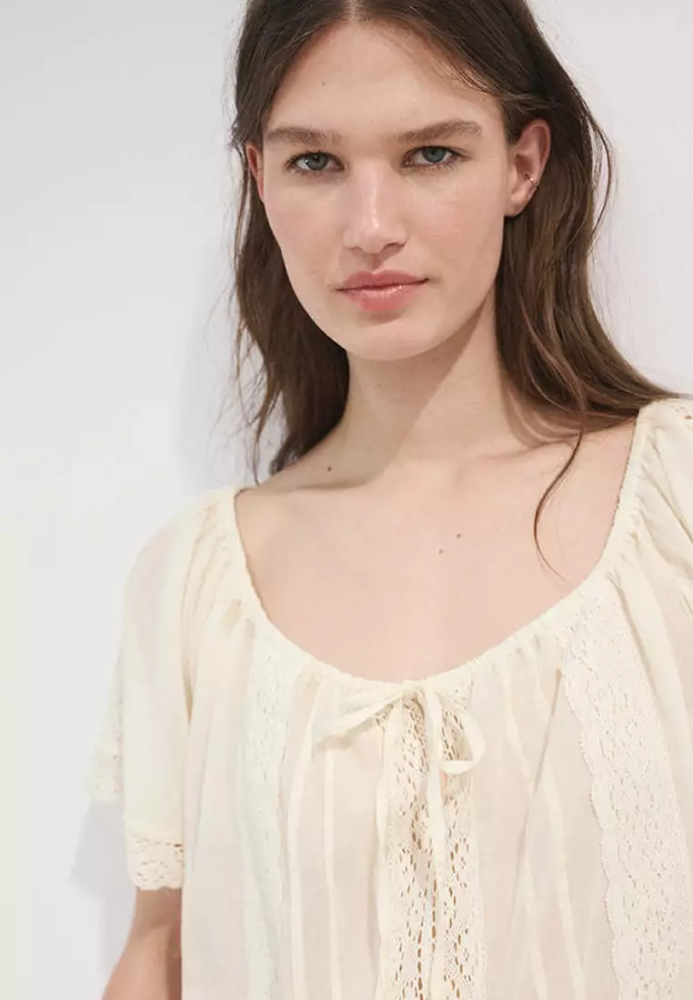 Cotton Lace Blouse