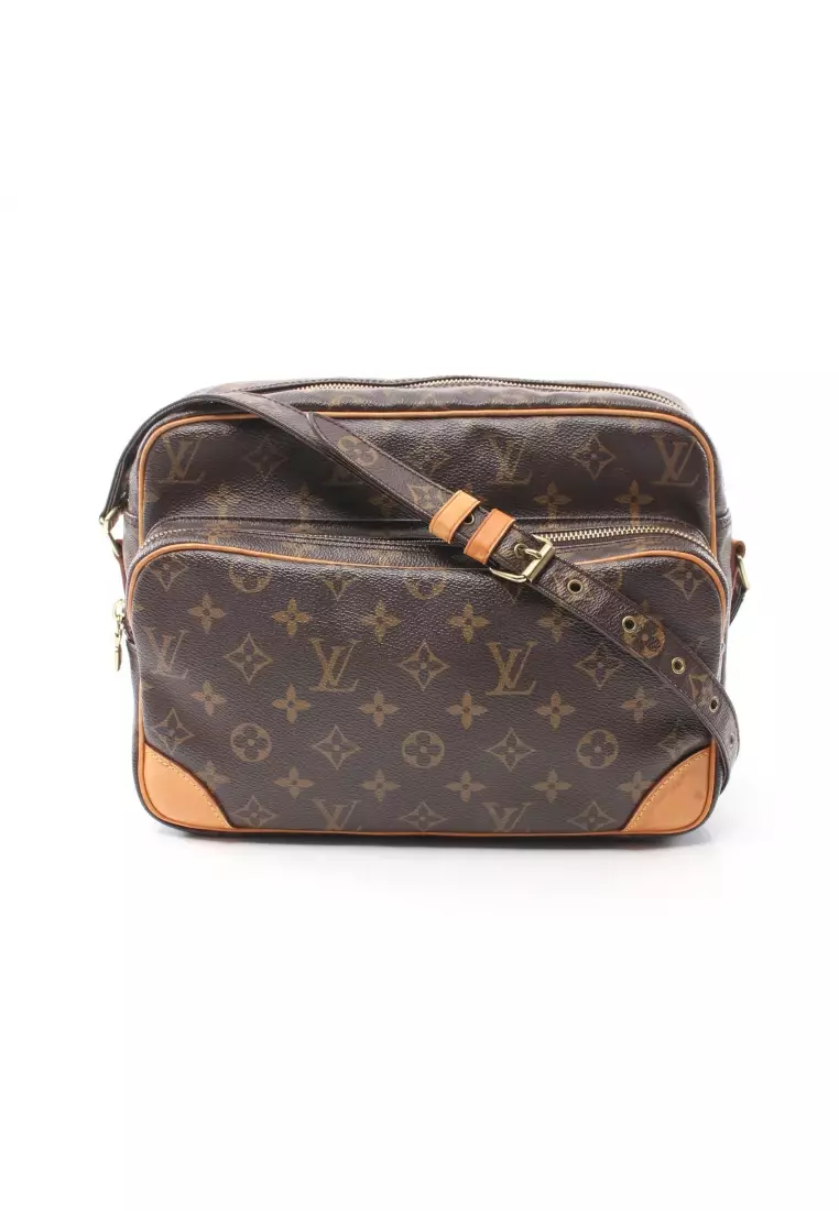 Buy Louis Vuitton Pre-loved LOUIS VUITTON nile monogram Shoulder bag PVC  leather Brown Online