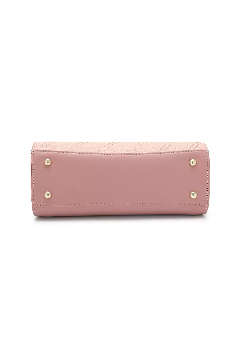 Top Handle Bag / Sling Bag / Crossbody Bag - Pink