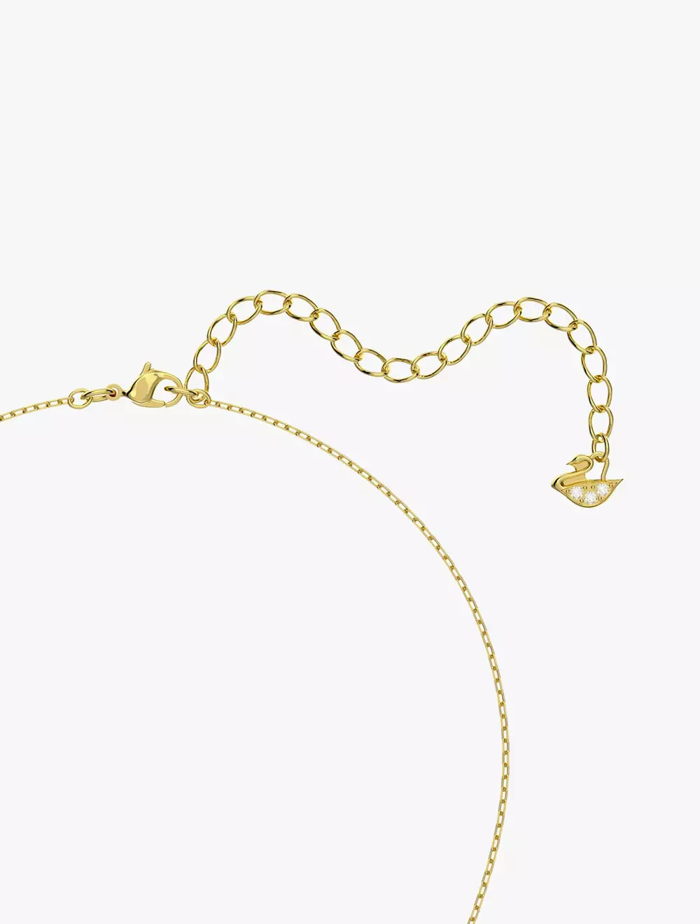 Ginger Pendant, Red, Gold-Tone Plated - Red