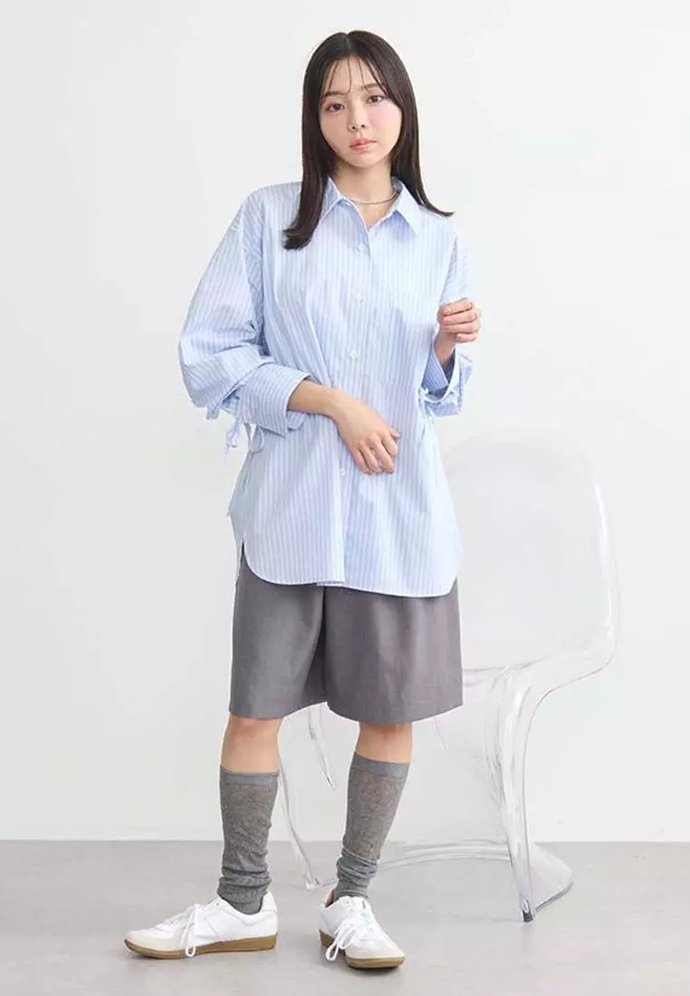 Earth Music  & Ecology - Riko Back Drawstring Shirt