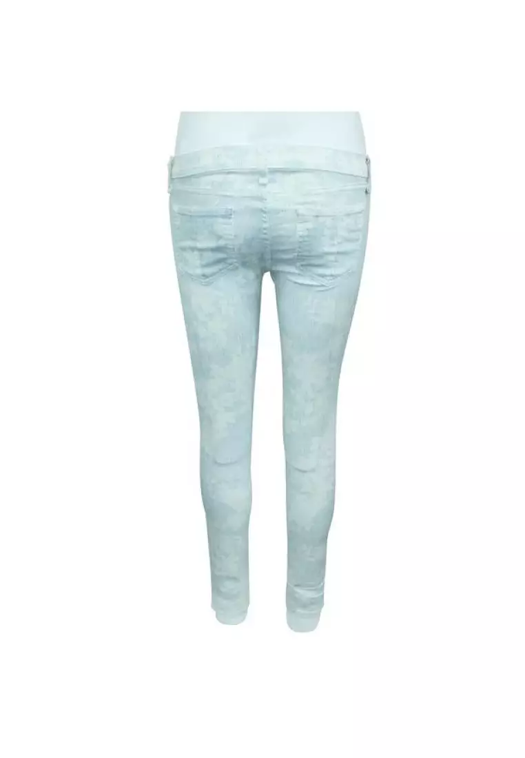 White striped denim new arrivals jeans