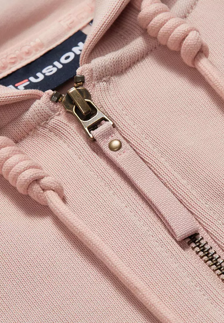 FILA FUSION INLINE WORKWEAR SKATE URBAN EDGE Women Hoodie (Pink / White)
