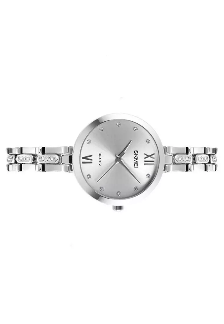 Jam Tangan Analog Elegan Wanita Waterproof 30m Strap Tali Material Stainless UC51 ORIGINAL