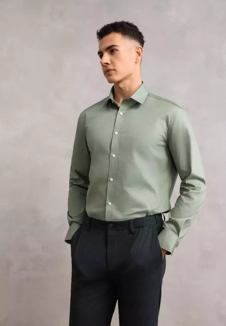 G2000 Non-Iron Plain Dobby Smart Fit Friday Shirt