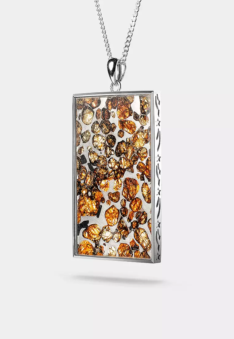 Sericho Pallasite Meteorite Pendant