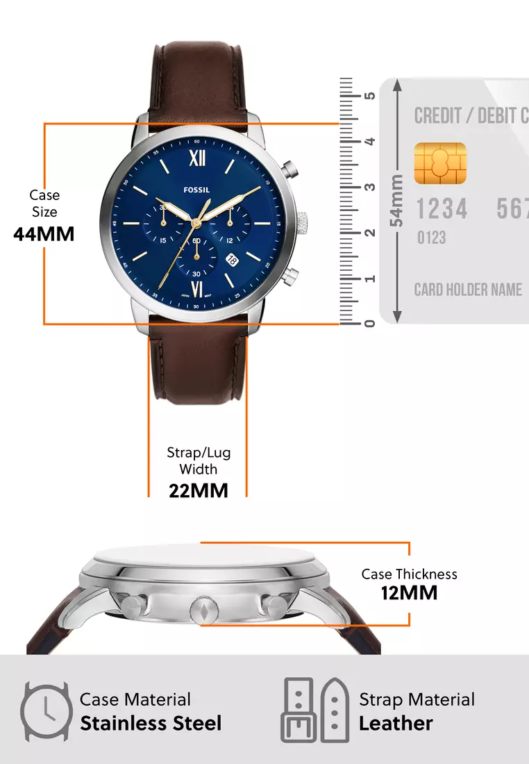 Buy Fossil Neutra Watch FS6018SET Online | ZALORA Malaysia