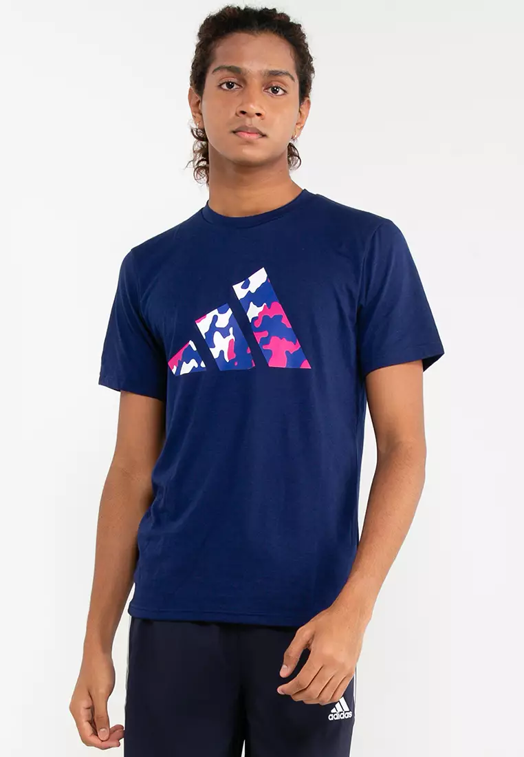 Dark blue adidas sales shirt
