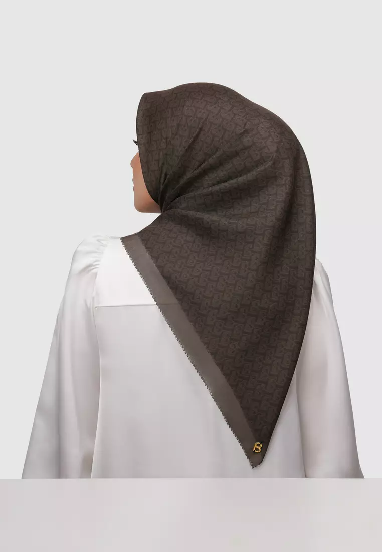 Bimu Twill Square - Coffee Bean