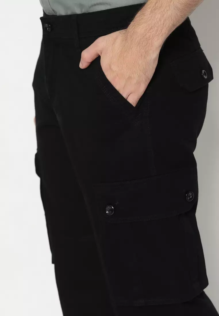 RBJ Celana Cargo Panjang Regular Fit Cotton Premium Pria