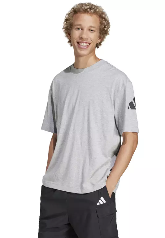 Essentials Loose Fit 3 Bar Logo T-Shirt