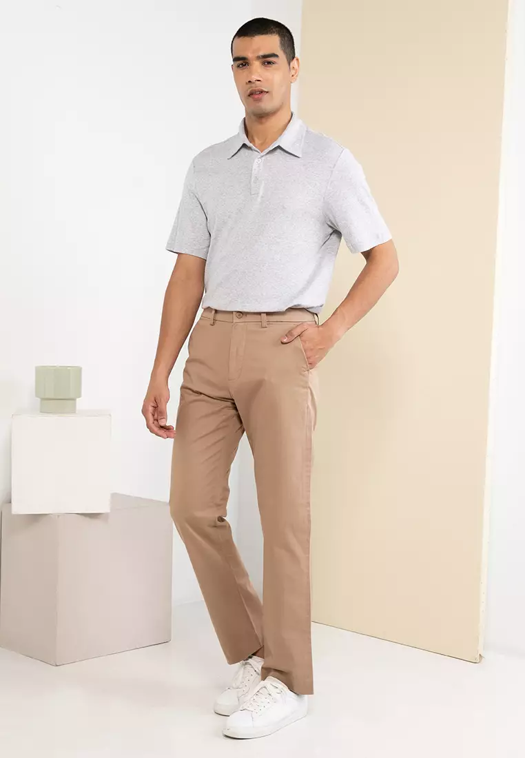 Premium Sateen Straight Chinos