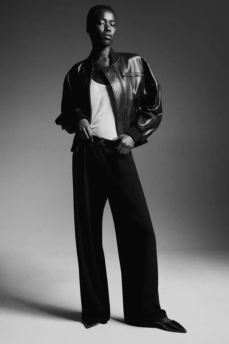 Buckle-detail tailored trousers