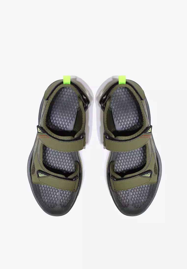 Dr Cardin Faux Leather Cum Fabric Men Sport Sandal D-HOK-7790