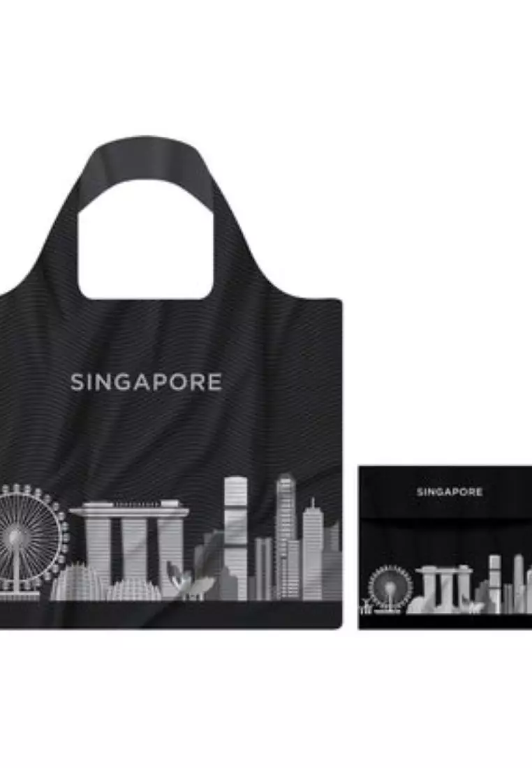 Crossing Recycled Foldable Tote Bag  Skylines Singapore