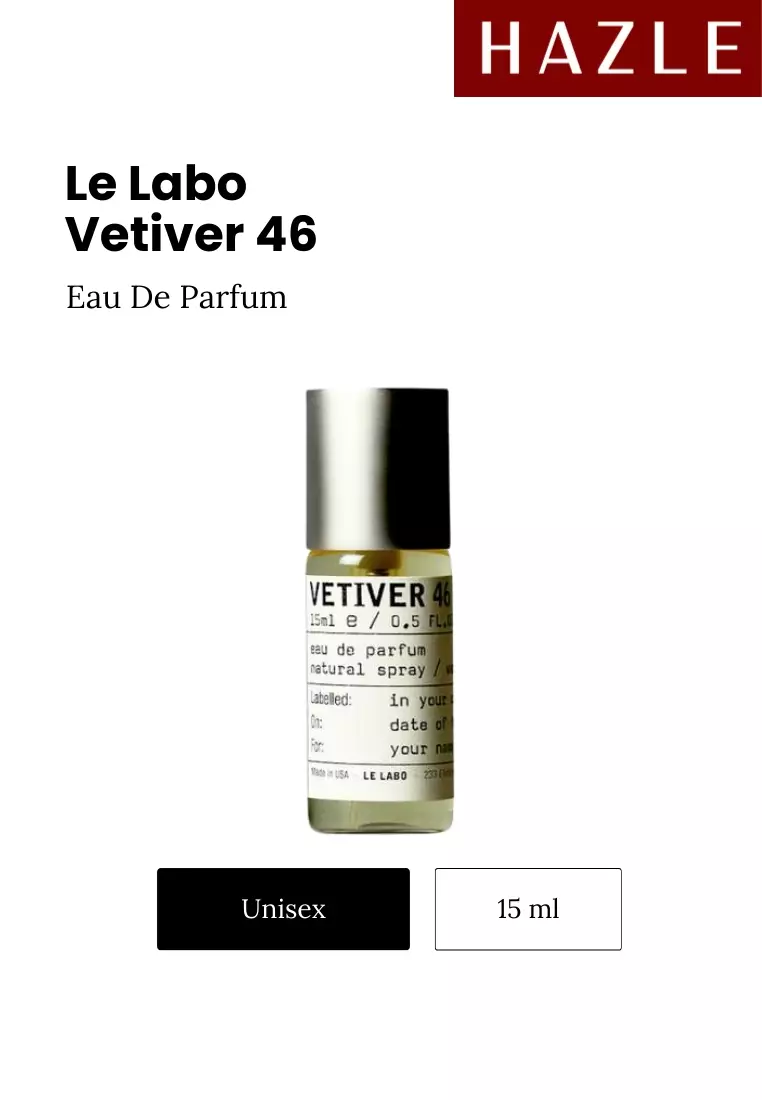 Vetiver 46 Unisex EDP 15 ml