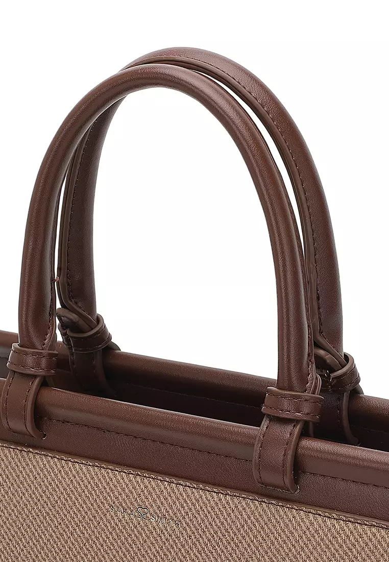 Women's Top Handle Bag / Sling Bag / Crossbody Bag / Shoulder Bag (Tas Tangan Wanita / Tas Selempang Wanita / Tas Bahu Wanita) - Cokelat