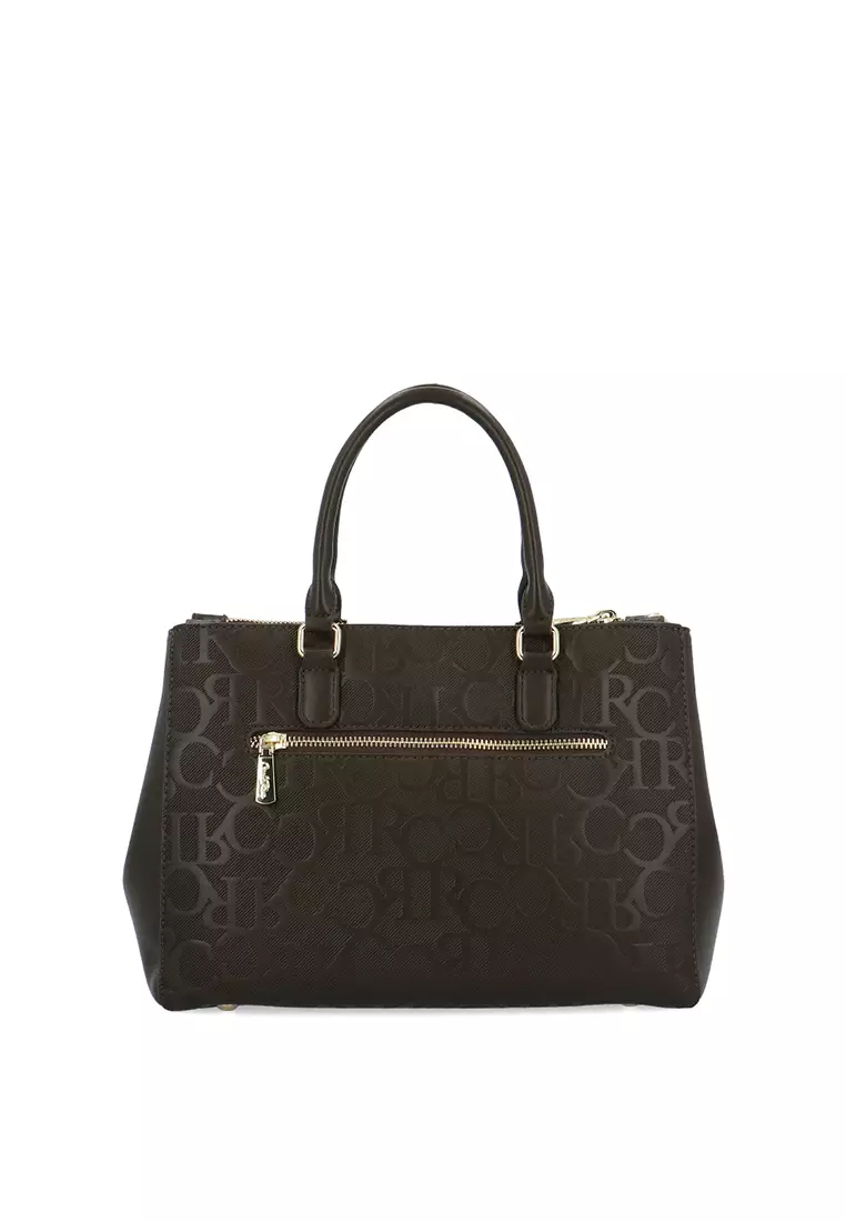 CR Isla Top Handle Bag - Dark Green