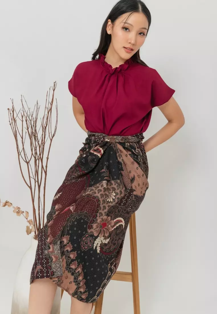 Rok serut batik sarina