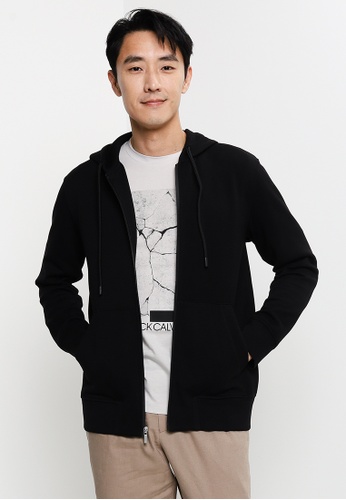 Buy ck Calvin Klein Zip-Up Hoodie 2023 Online | ZALORA Singapore