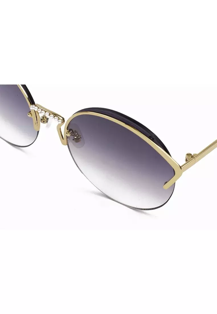 Margarita (CT4-Black) Luxury Designer Sunglasses from London for Women