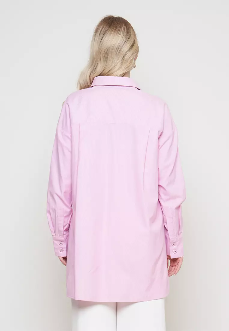 Kamilaa by Itang Yunasz Kemeja April Flamingo