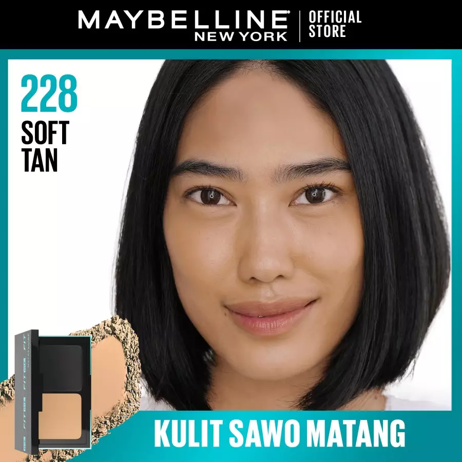 Maybelline Fit Me Matte and Poreless 24HR Oil Control Powder Foundation - 228