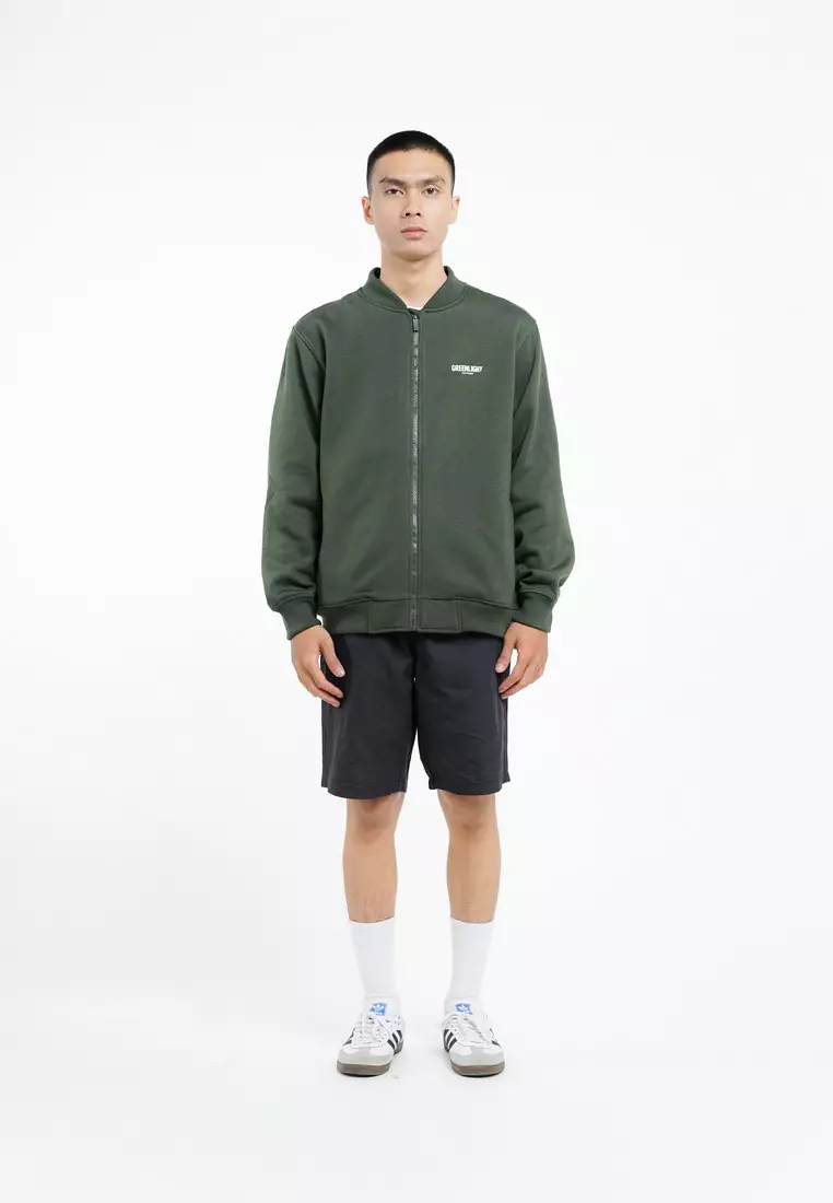 Greenlight Voyager Men's Bomber Jacket Regular Fit Fleece Radion C030825