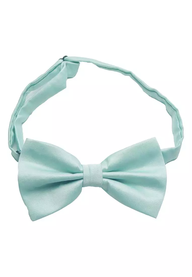 Houseofcuff Dasi Kupu Bowtie Pocket Square Saputangan Biru Mint A07