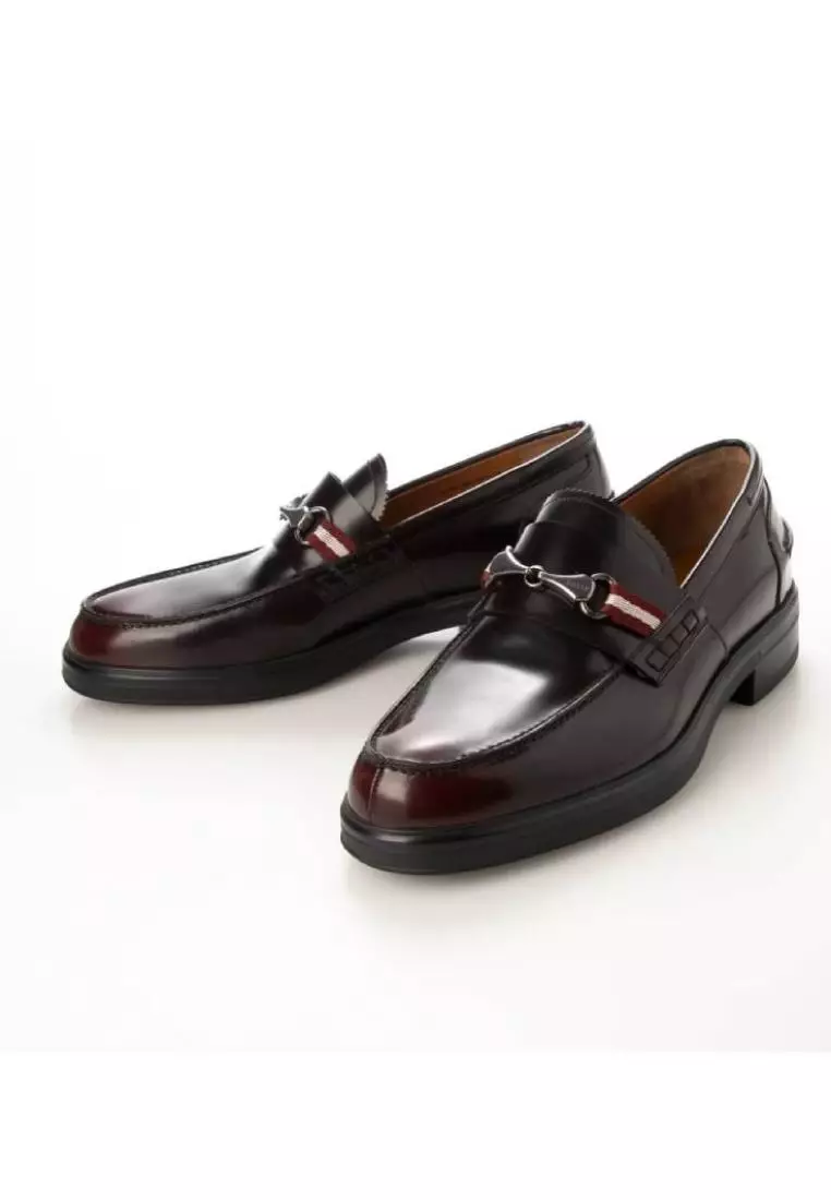 Bally moe hot sale leather loafers