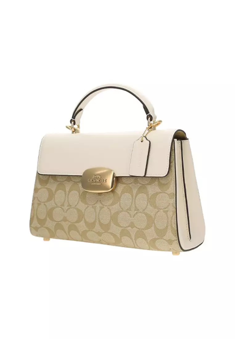 Eliza Top Handle Bag In Signature Canvas CP007