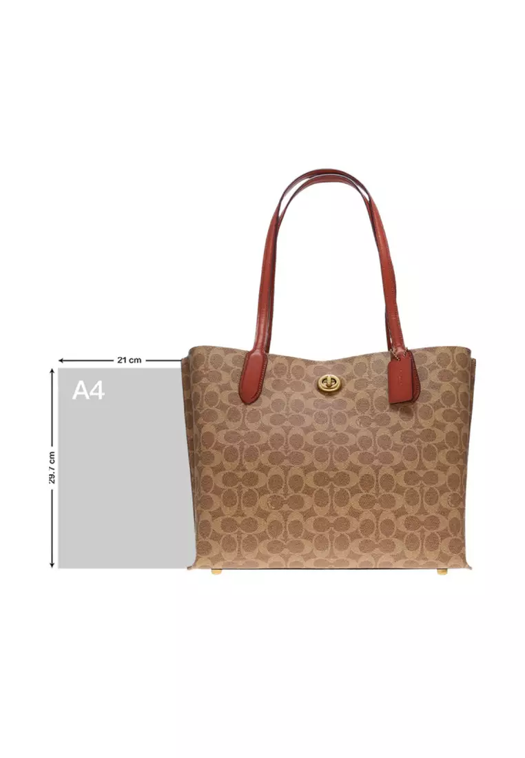 Willow Tote Bag In Signature Canvas C0693