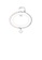 Glamorousky white 925 Sterling Silver Fashion Elegant Shell Freshwater Pearl Stitched Cubic Zirconia Bracelet 696B1ACAFA4391GS_2